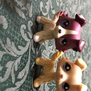 *NOT AUTHENTIC* Cute 2 Pack Dog LPS Figures
